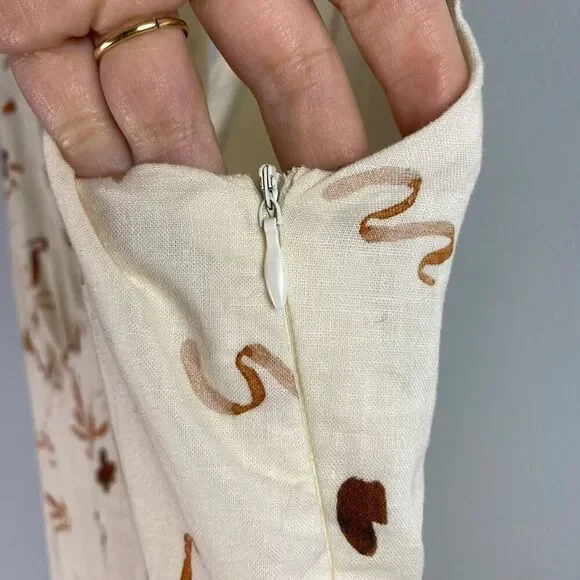 Peppermayo Audrey Linen Blend Slip Mini Summer Dress - Picture 7 of 10